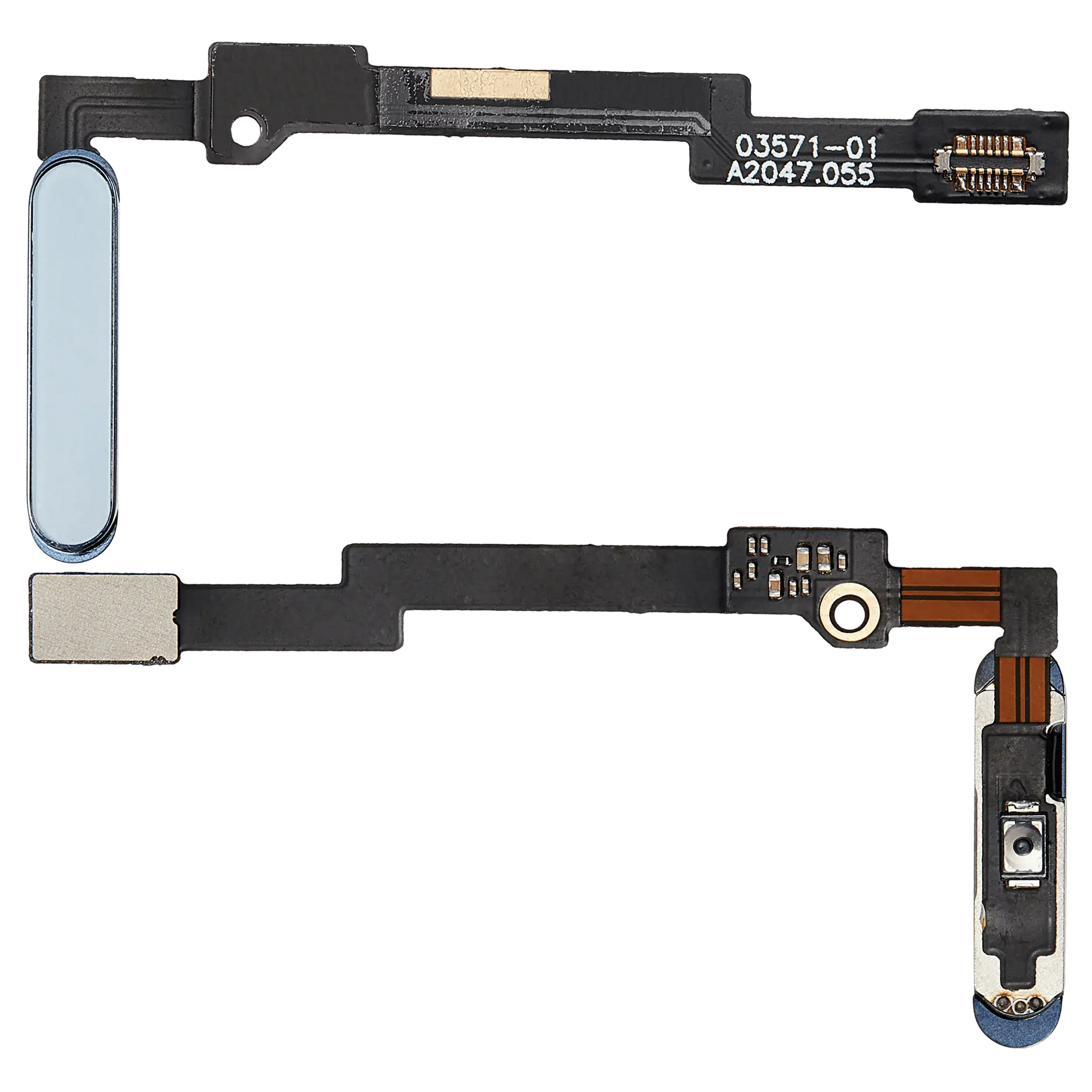 Power Button Flex Compatible For iPad Mini 7 (2024) (WiFi / Celluar) (Aftermarket Plus) (Blue)