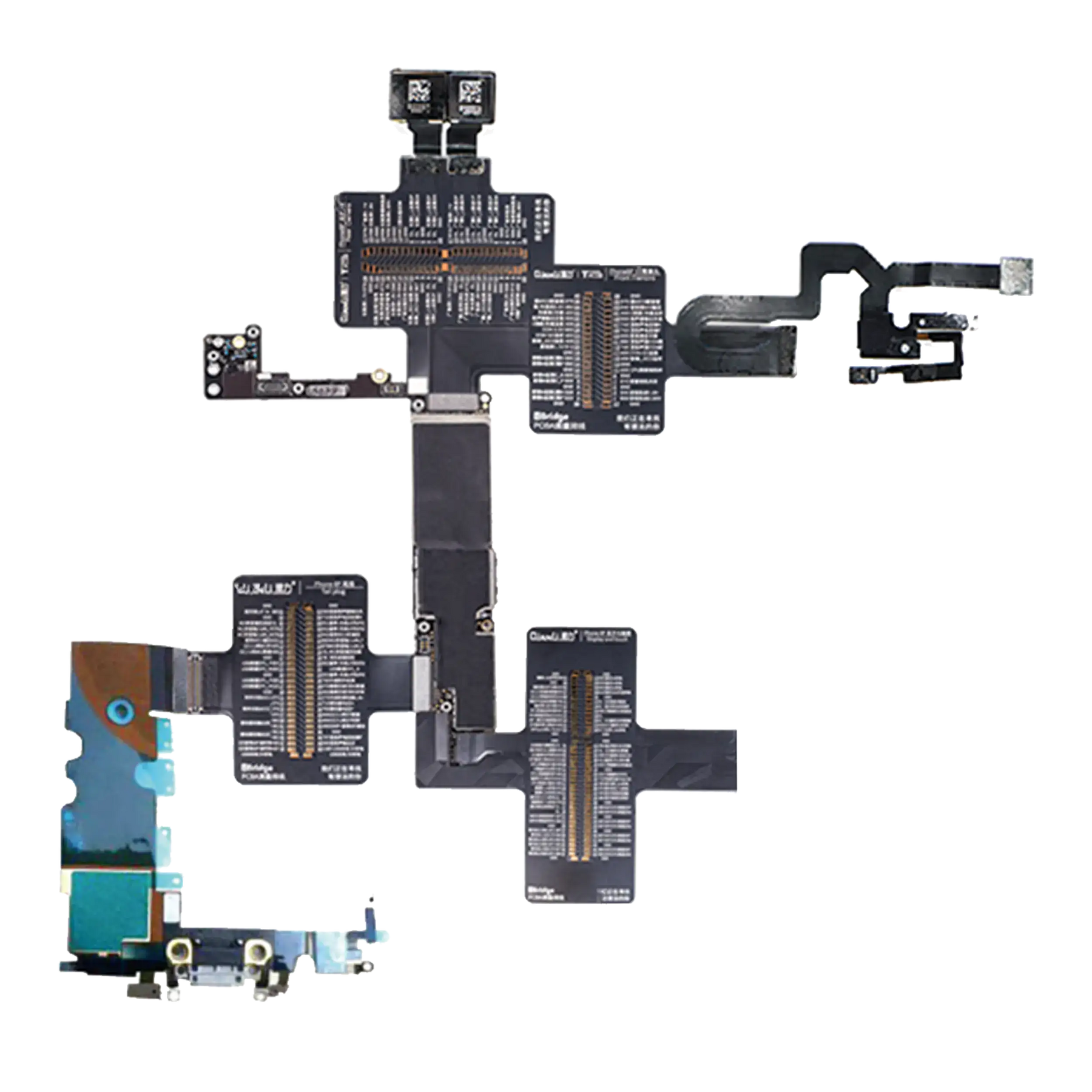 iBridge Motherboard Resistance / Voltage / Signal Test Extension Cable Compatible For iPhone 8 Plus (Qianli)