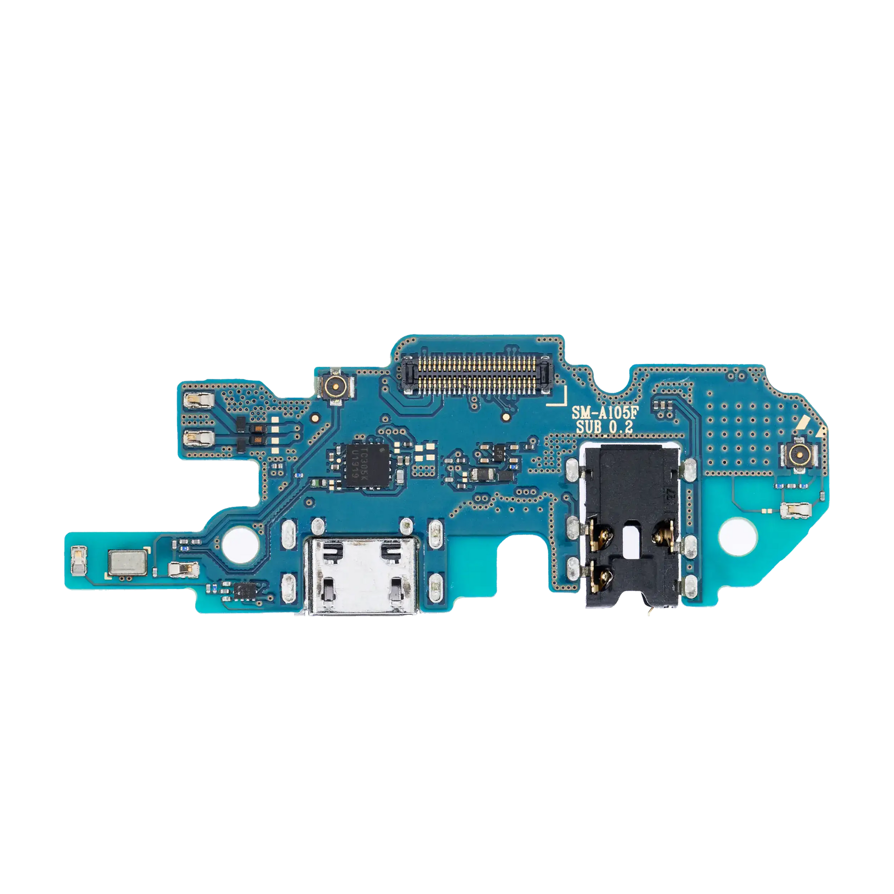 Charging Port Flex Cable With Headphone Jack Compatible For Samsung Galaxy A10 (A105 / 2019) (Premium)