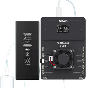 BC02 Battery Calibrator Dual Channel Battery Health Calibration Compatible For iPhone 11-14 Series (Aixun)