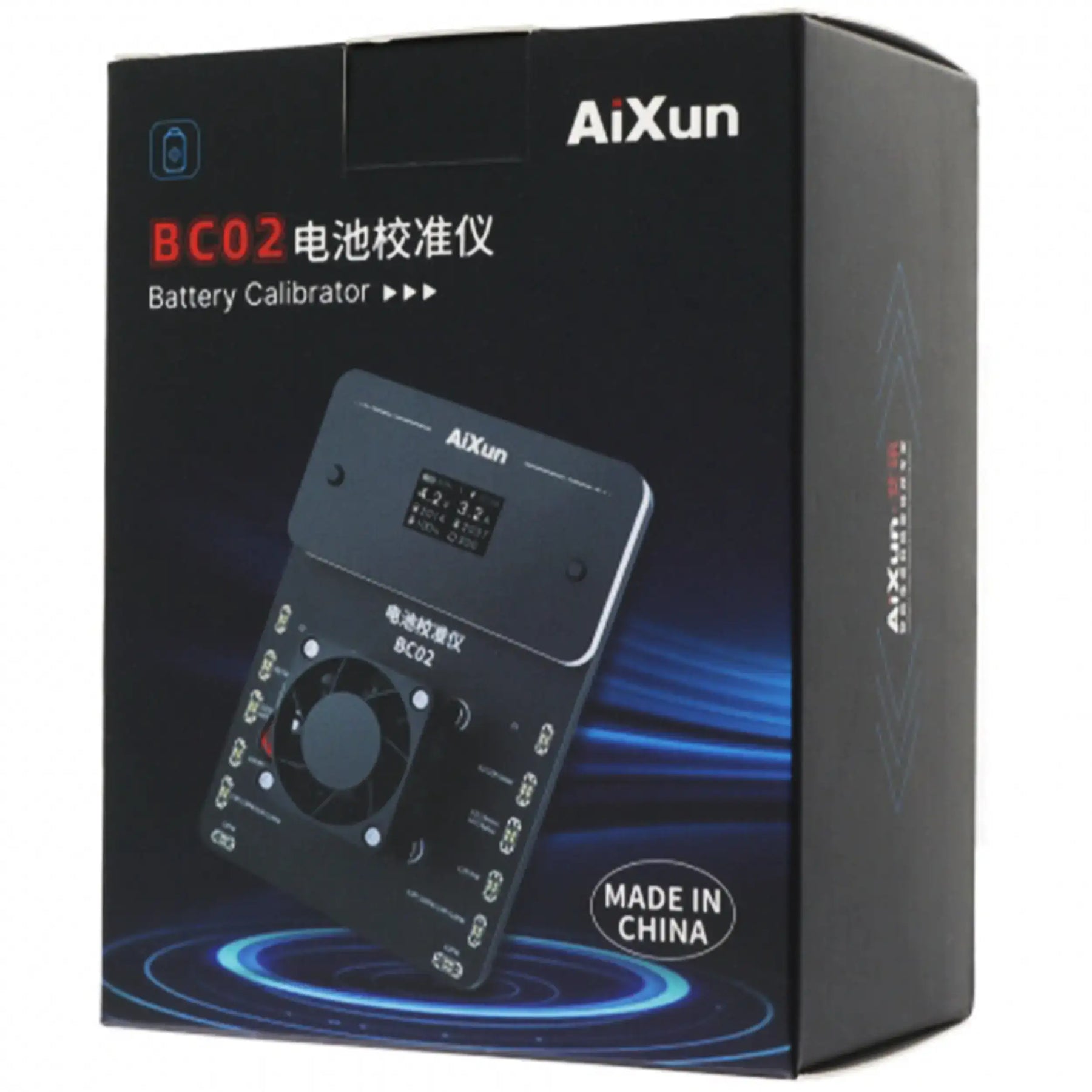 BC02 Battery Calibrator Dual Channel Battery Health Calibration Compatible For iPhone 11-14 Series (Aixun)