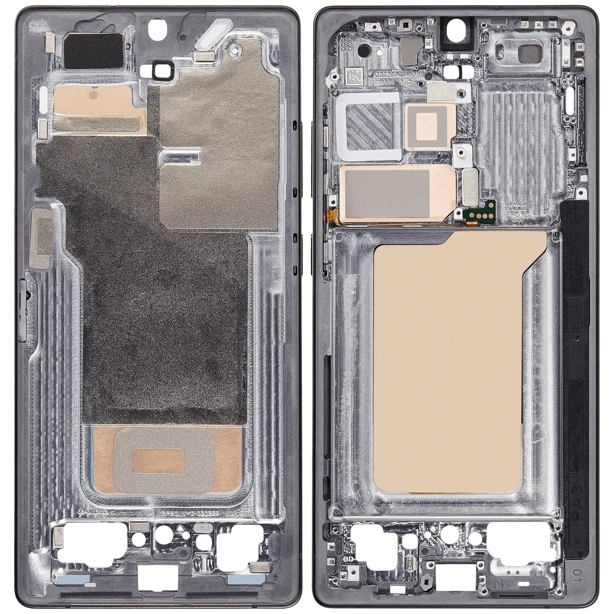 Mid-Frame Housing Compatible For Samsung Galaxy S25 Ultra (US & International Version) (Titanium Jet Black)