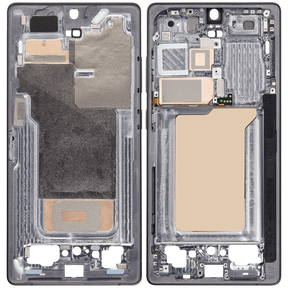 Mid-Frame Housing Compatible For Samsung Galaxy S25 Ultra (US & International Version) (Titanium Jet Black)