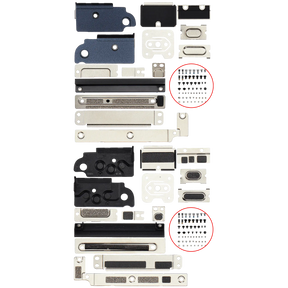 Full Set Small Metal Bracket And Screw Set Compatible For MacBook Air 13" (A3113 / Mid 2024)