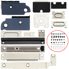 Full Set Small Metal Bracket And Screw Set Compatible For MacBook Air 13" (A3113 / Mid 2024)