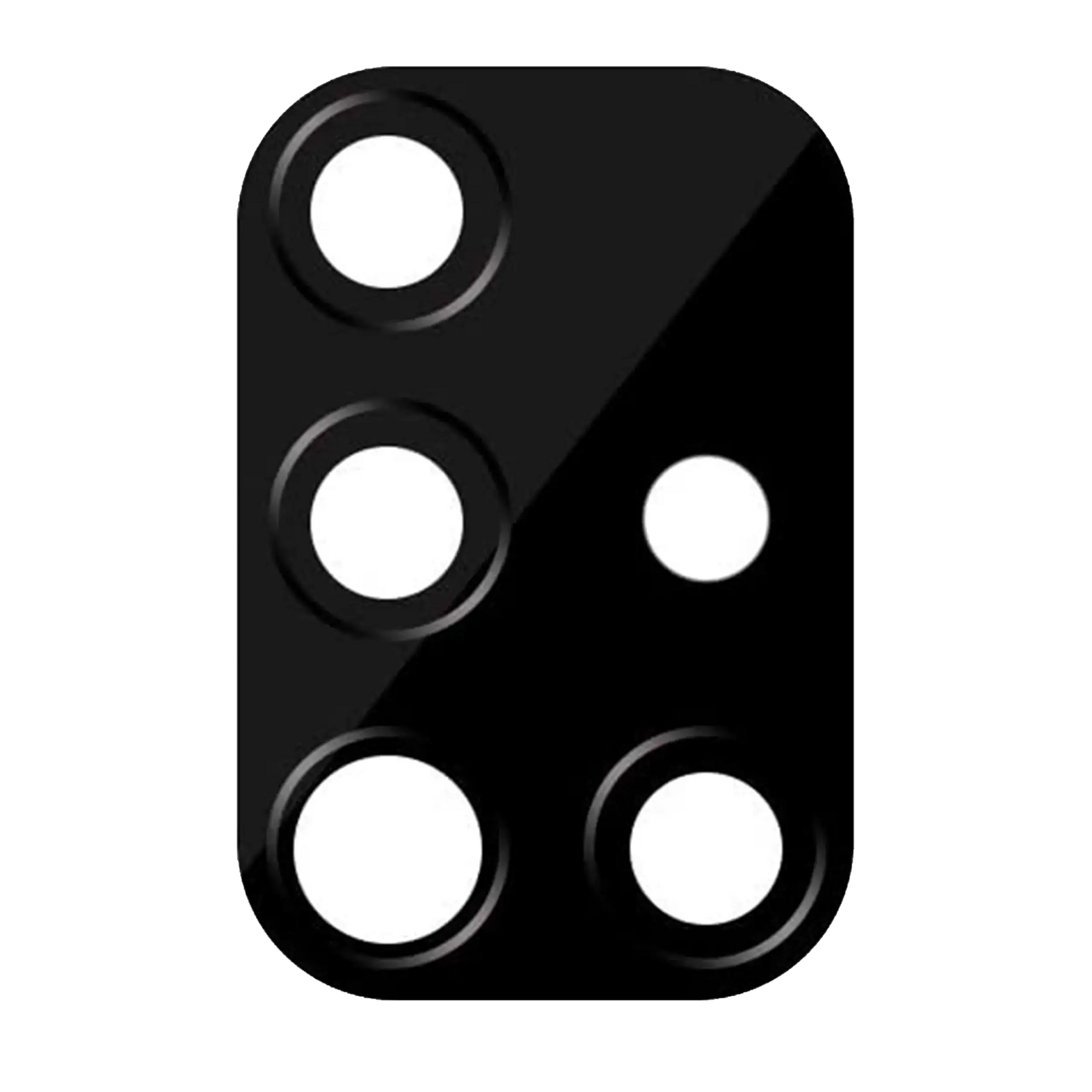 Back Camera Lens Replacement (Glass Only) With Adhesive Compatible For Samsung Galaxy A71 4G (A716 / 2020) / A71 5G (A716 / 2020)