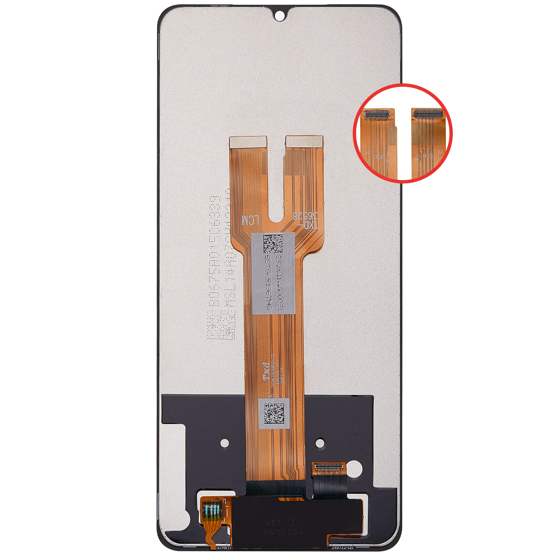 LCD Assembly Without Frame Compatible For Samsung Galaxy A06 5G (A066 / 2025) (Refurbished) (All Colors)