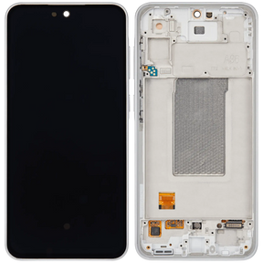 OLED Assembly With Frame Compatible For Samsung Galaxy A36 5G (A366 / 2025) (Refurbished) (White)