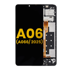 LCD Assembly With Frame Compatible For Samsung Galaxy A06 5G (A066/ 2025) (Refurbished) (All Colors)