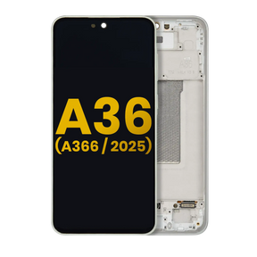 Replacement OLED Assembly With Frame Compatible For Samsung Galaxy A36 5G (A366 / 2025) (Refurbished) (Lime)
