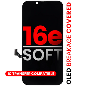 OLED Assembly Compatible For iPhone 16e (Aftermarket Pro: XO7 Soft)