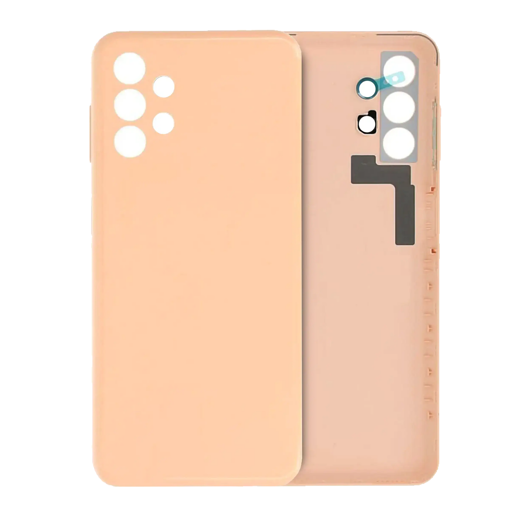 Back Cover Glass Compatible For Samsung Galaxy A13 4G (A135 / 2022) (Service Pack) (Peach)