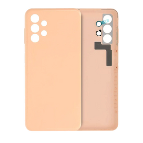 Back Cover Glass Compatible For Samsung Galaxy A13 4G (A135 / 2022) (Service Pack) (Peach)