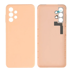Back Cover Glass Compatible For Samsung Galaxy A13 4G (A135 / 2022) (Service Pack) (Peach)