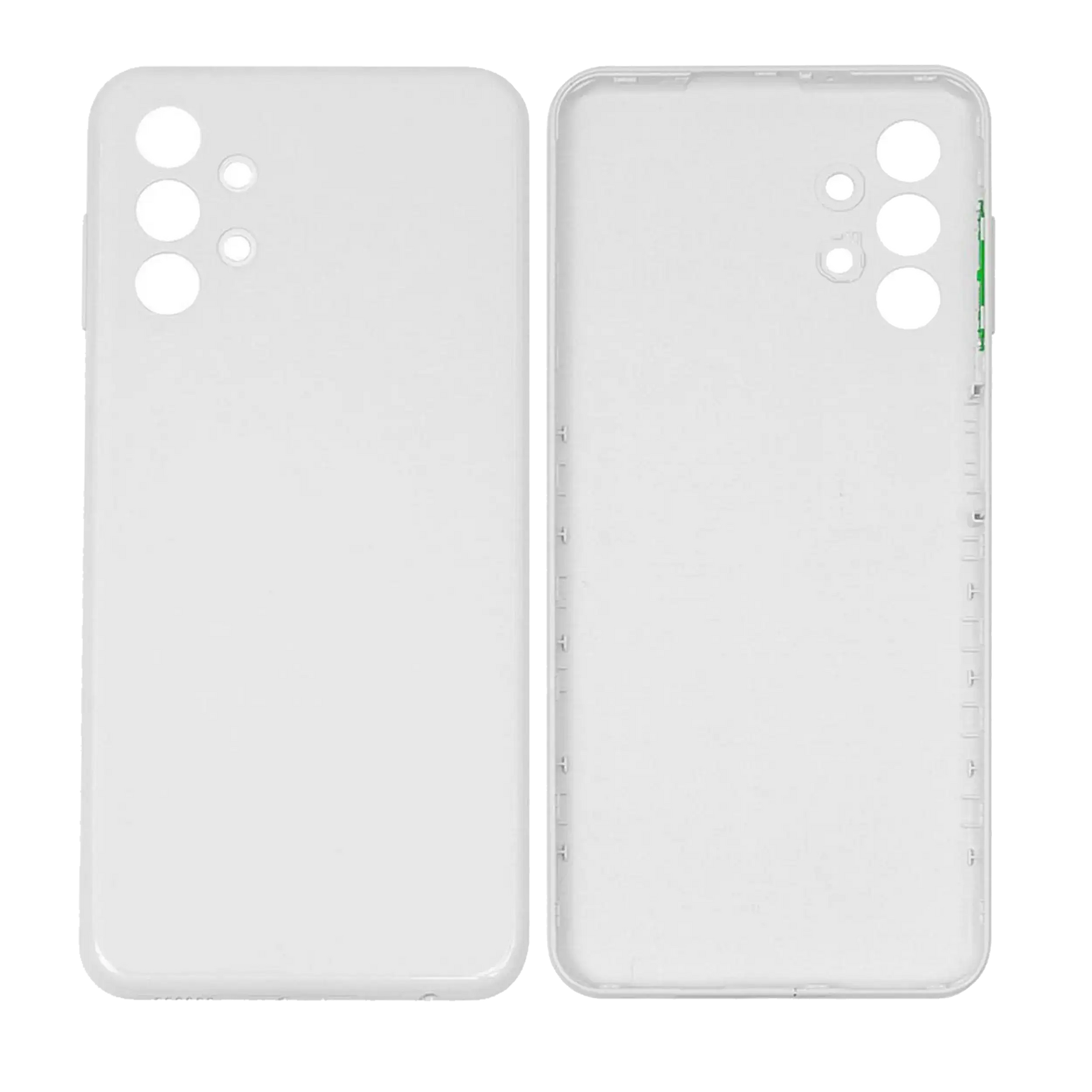 Back Cover Glass Compatible For Samsung Galaxy A13 4G (A135 / 2022) (Service Pack) (White)