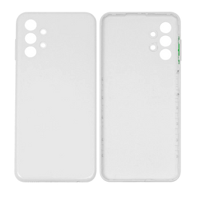 Back Cover Glass Compatible For Samsung Galaxy A13 4G (A135 / 2022) (Service Pack) (White)