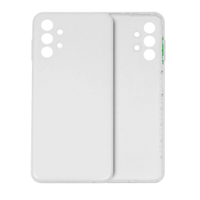 Back Cover Glass Compatible For Samsung Galaxy A13 4G (A135 / 2022) (Service Pack) (White)
