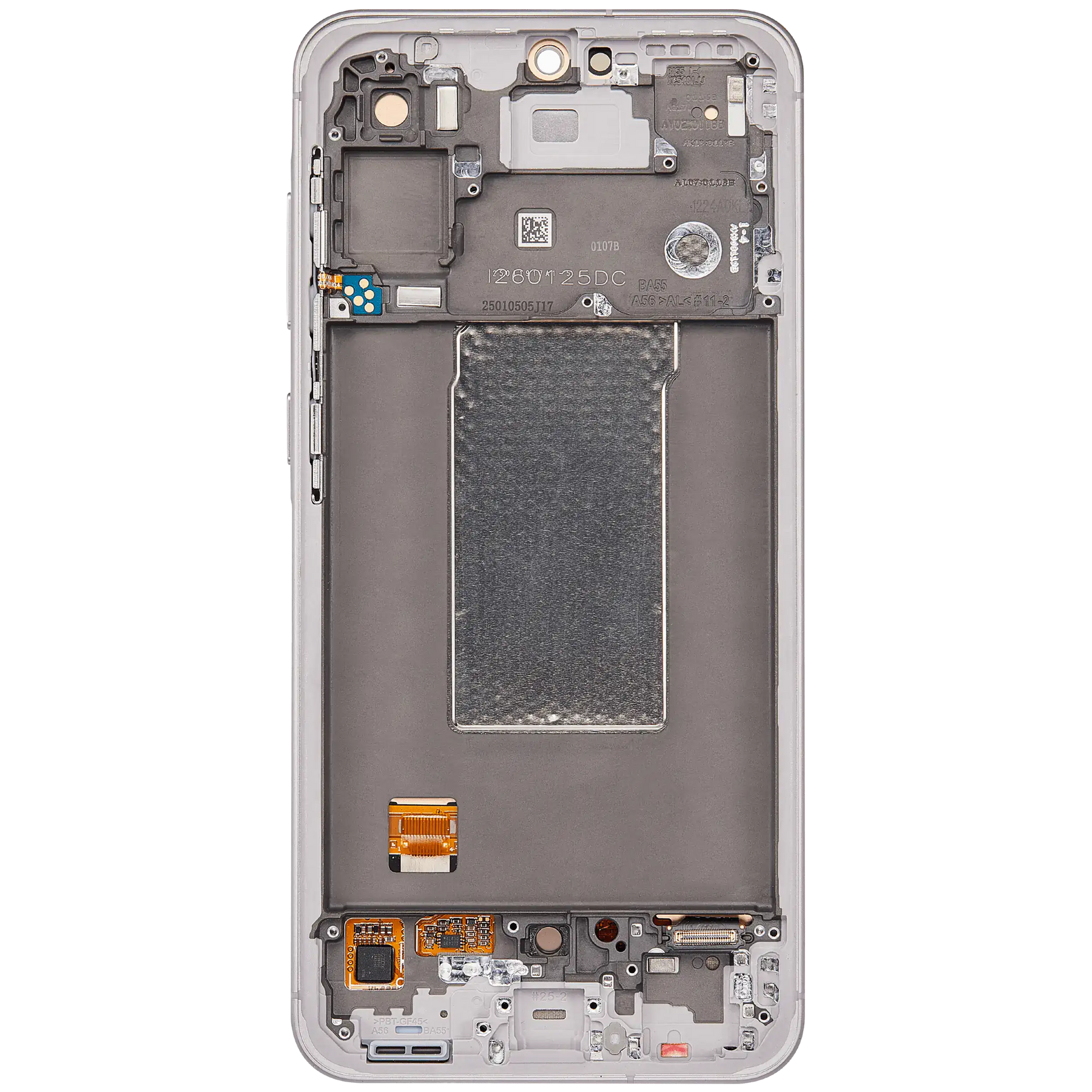 Replacement OLED Assembly With Frame Compatible For Samsung Galaxy A56 5G (A566 / 2025) (Refurbished) (Pink)