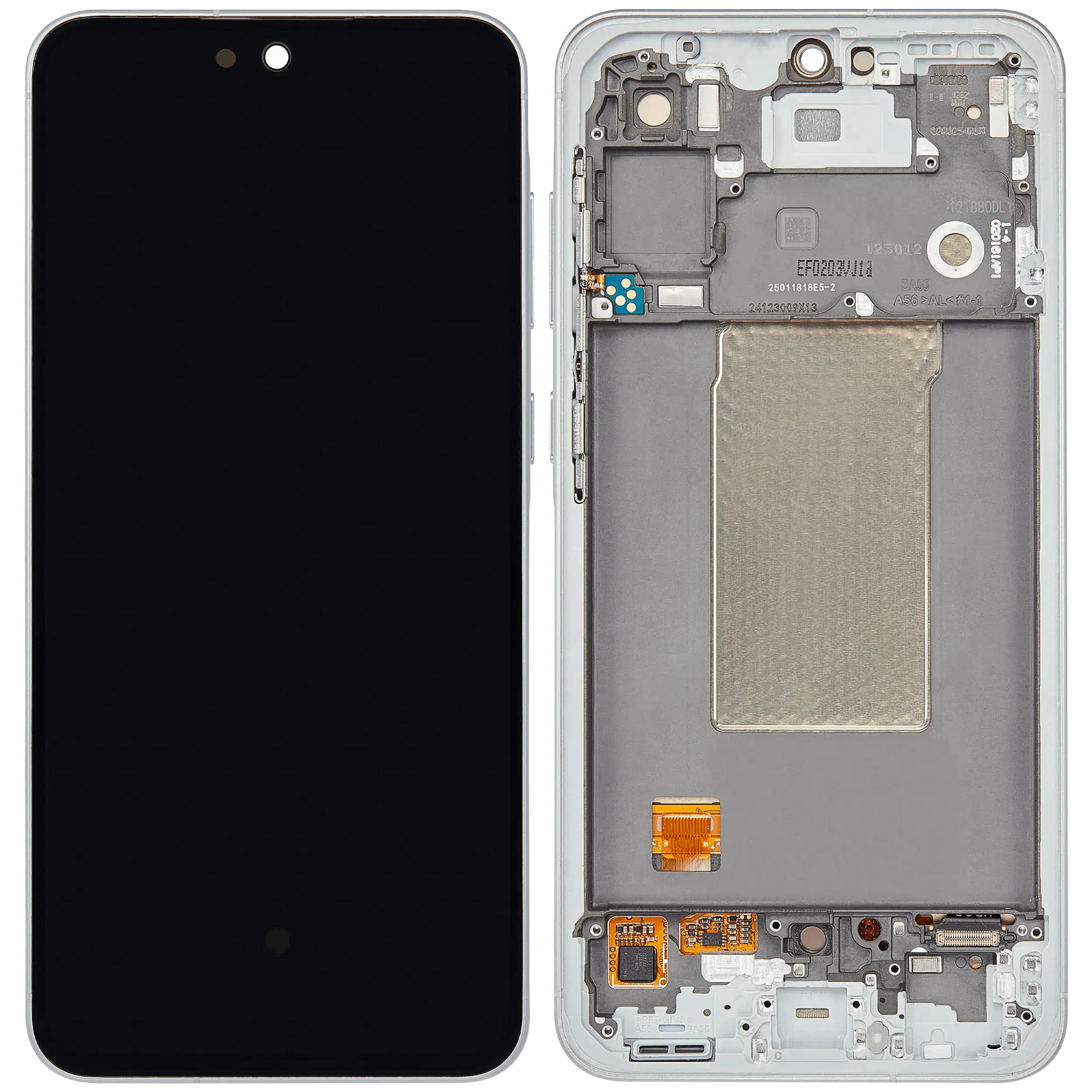 Replacement OLED Assembly With Frame Compatible For Samsung Galaxy A56 5G (A566 / 2025) (Refurbished) (Olive)