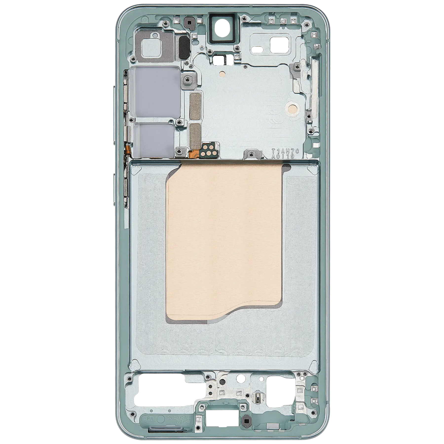 Replacement Mid-Frame Housing Compatible For Samsung Galaxy S25 5G (US & International Version) (Mint)