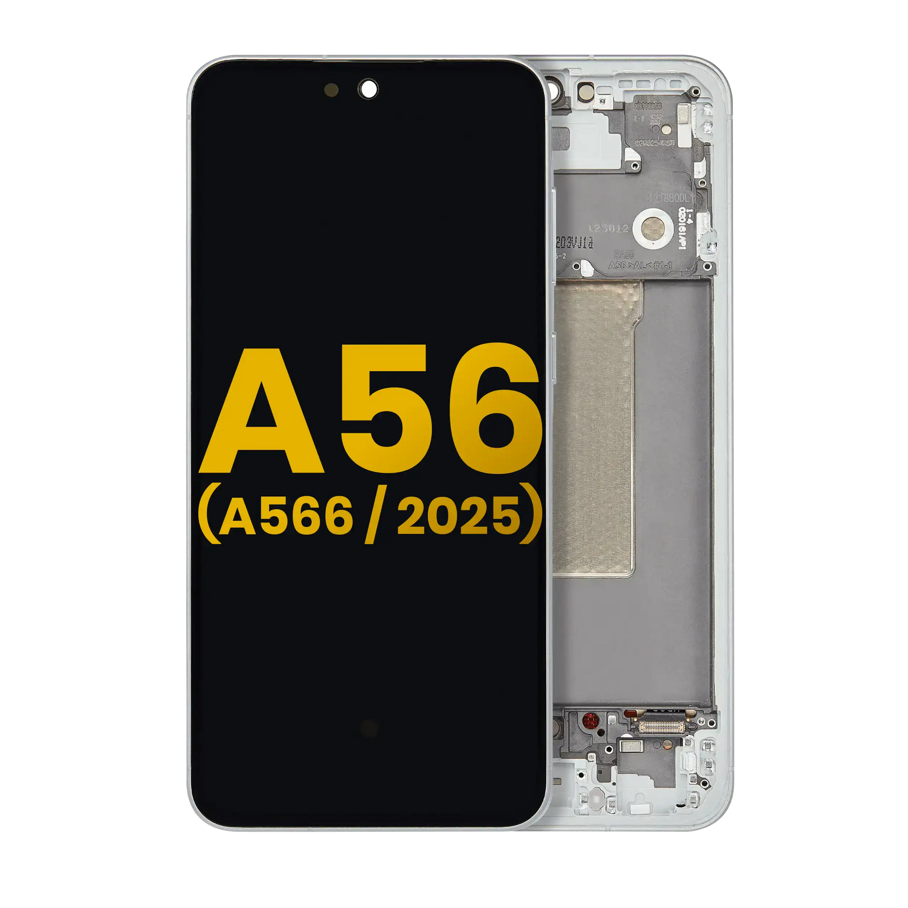 Replacement OLED Assembly With Frame Compatible For Samsung Galaxy A56 5G (A566 / 2025) (Refurbished) (Olive)