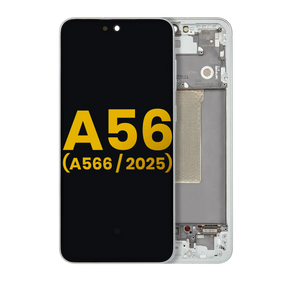 Replacement OLED Assembly With Frame Compatible For Samsung Galaxy A56 5G (A566 / 2025) (Refurbished) (Olive)