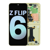Inner OLED Assembly With Frame Compatible For Samsung Galaxy Z Flip 6 5G (US & International) (Service Pack) (Yellow)