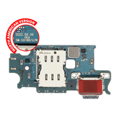 Charging Port Board With Sim Card Reader Compatible For Samsung Galaxy S23 Plus 5G (S916U) (US Version) (Premium)