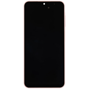 OLED Assembly With Frame Compatible For Samsung Galaxy A26 5G (A266 / 2025) (Refurbished) (Peach Pink)