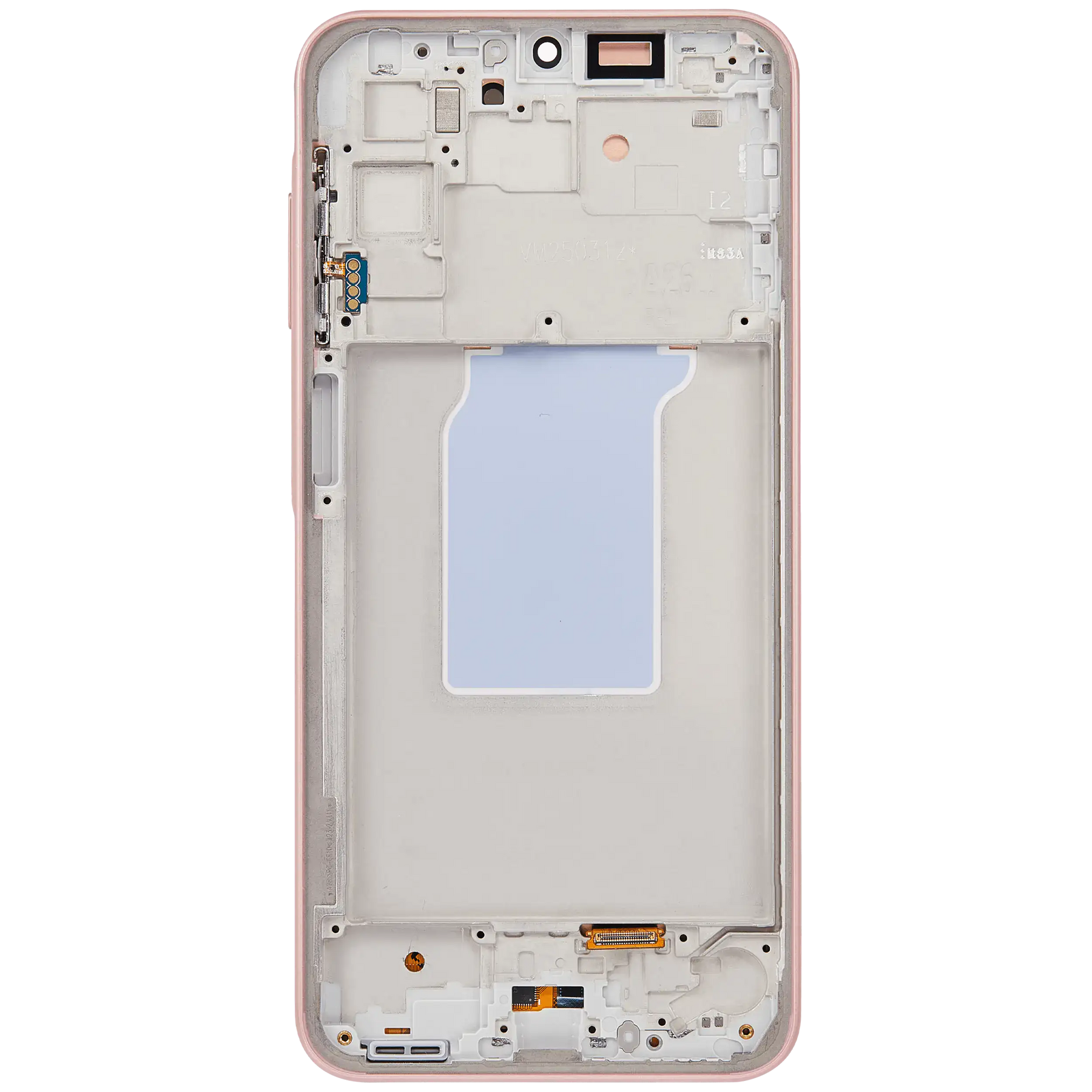 OLED Assembly With Frame Compatible For Samsung Galaxy A26 5G (A266 / 2025) (Refurbished) (Peach Pink)