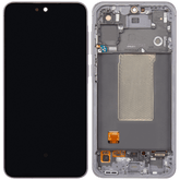 Replacement OLED Assembly With Frame Compatible For Samsung Galaxy A56 5G (A566 / 2025) (Refurbished) (Graphite)
