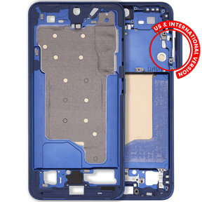 Replacement Mid-Frame Housing Compatible For Samsung Galaxy S25 5G (US & International Version) (Navy)