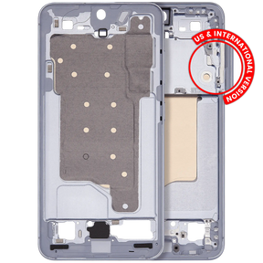 Replacement Mid-Frame Housing Compatible For Samsung Galaxy S25 5G (US & International Version) (Icy Blue)