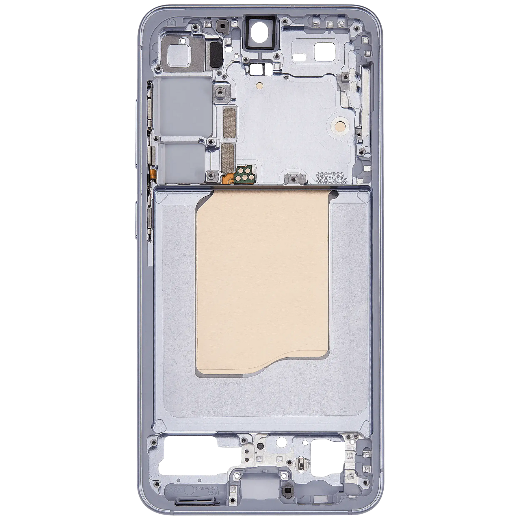 Replacement Mid-Frame Housing Compatible For Samsung Galaxy S25 5G (US & International Version) (Icy Blue)