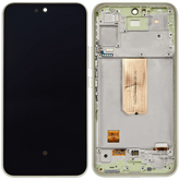 Replacement OLED Assembly With Frame Compatible For Samsung Galaxy A54 5G (A546 / 2023) (US & International Version) (Refurbished) (Lime)