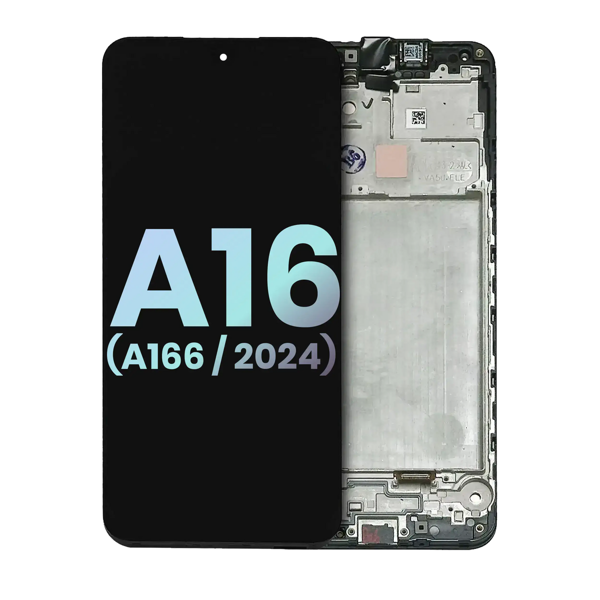 OLED Assembly With Frame Compatible For Samsung Galaxy A16 5G (A166 / 2024) (Service Pack) (All Colors)