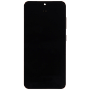 OLED Assembly With Frame Compatible For Samsung Galaxy S25 5G Replacement (US & International Version) (Refurbished) (Pink Gold)