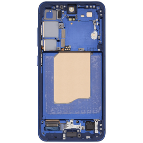 OLED Assembly With Frame Compatible For Samsung Galaxy S25 5G Replacement (US & International) (Refurbished) (Navy)
