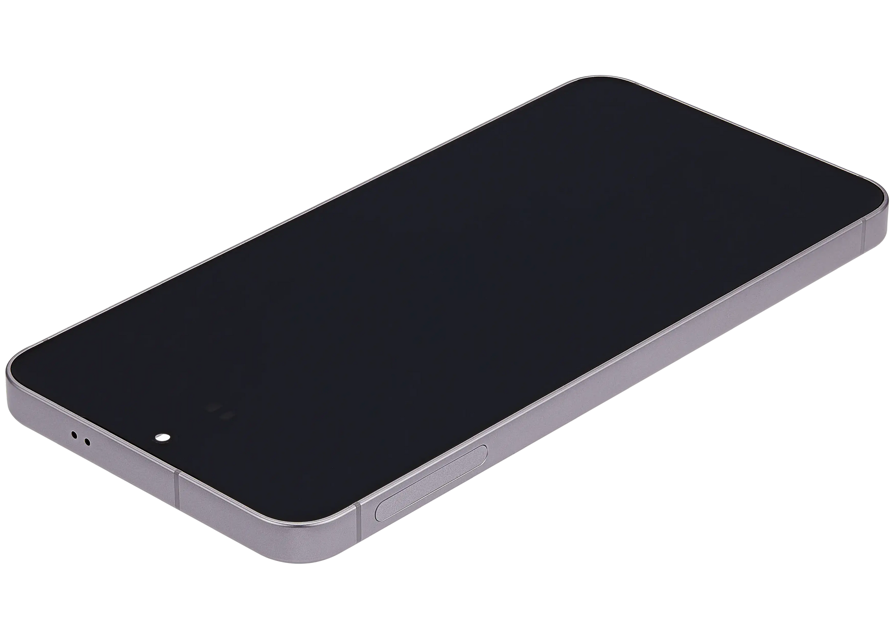 OLED Assembly With Frame Compatible For Samsung Galaxy S25 5G Replacement (US & International) (Refurbished) (Silver Shadow)