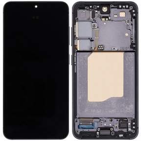 Replacement OLED Assembly With Frame Compatible For Samsung Galaxy S25 5G (US & International) (Refurbished) (Blue Black)