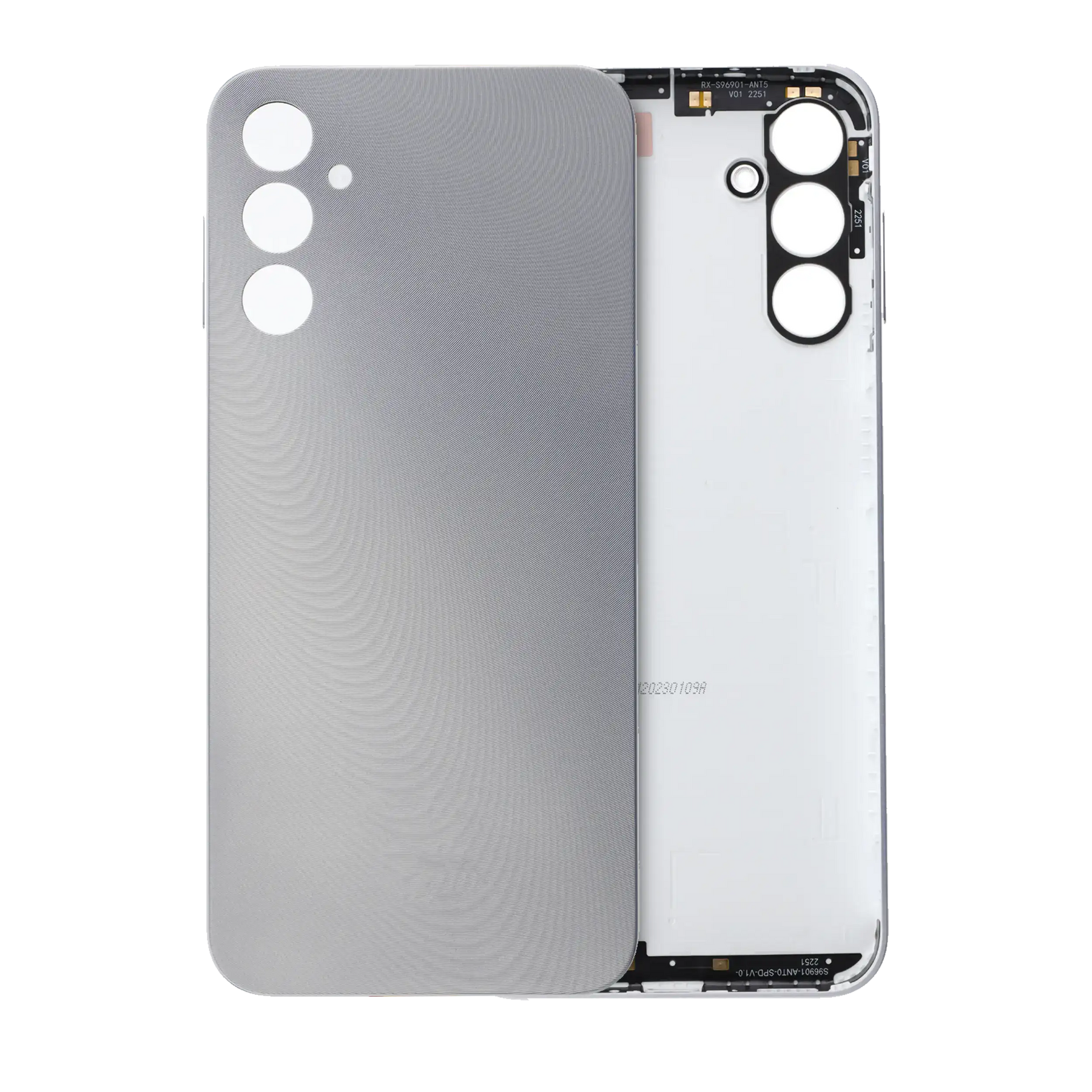 Back Cover Glass Compatible For Samsung Galaxy A14 5G (A146 / 2023) (Service Pack) (Silver)