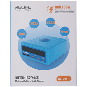RL-304R 260W (6 in 1) GaN Multi-Port Wireless Charging Station (ReLife)