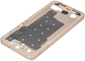 Mid-Frame Housing Compatible For Samsung Galaxy S25 5G Replacement  (US & International Version) (Pink Gold)