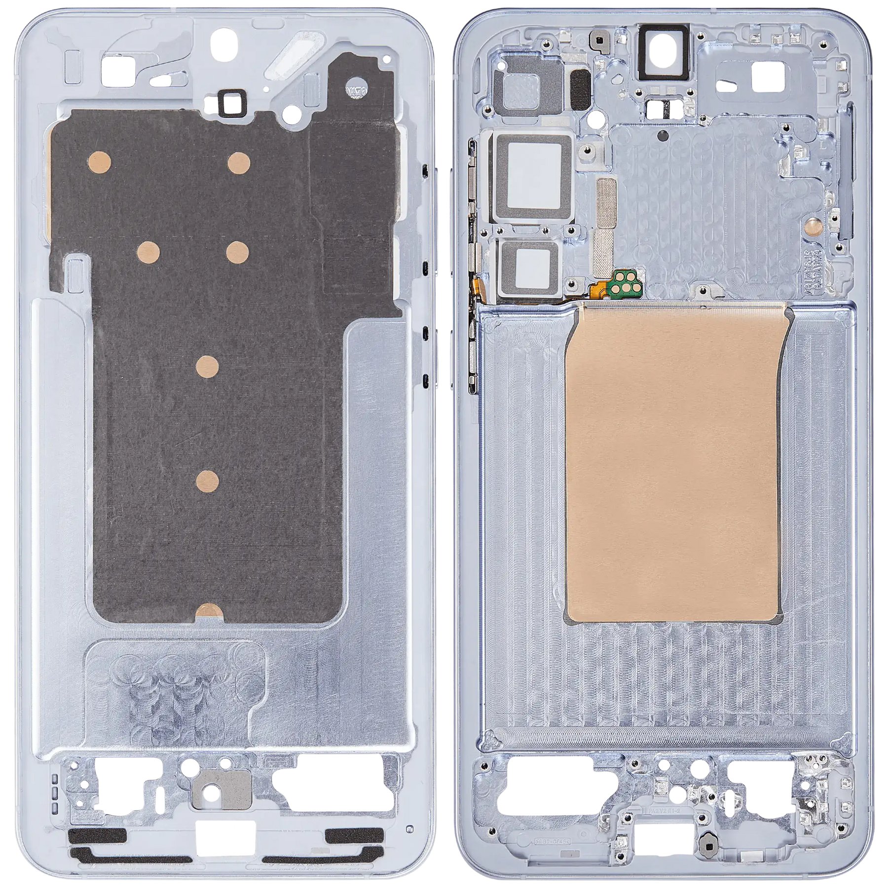 Mid-Frame Housing Compatible For Samsung Galaxy S25 Plus 5G (US & International Version) (Icy Blue)