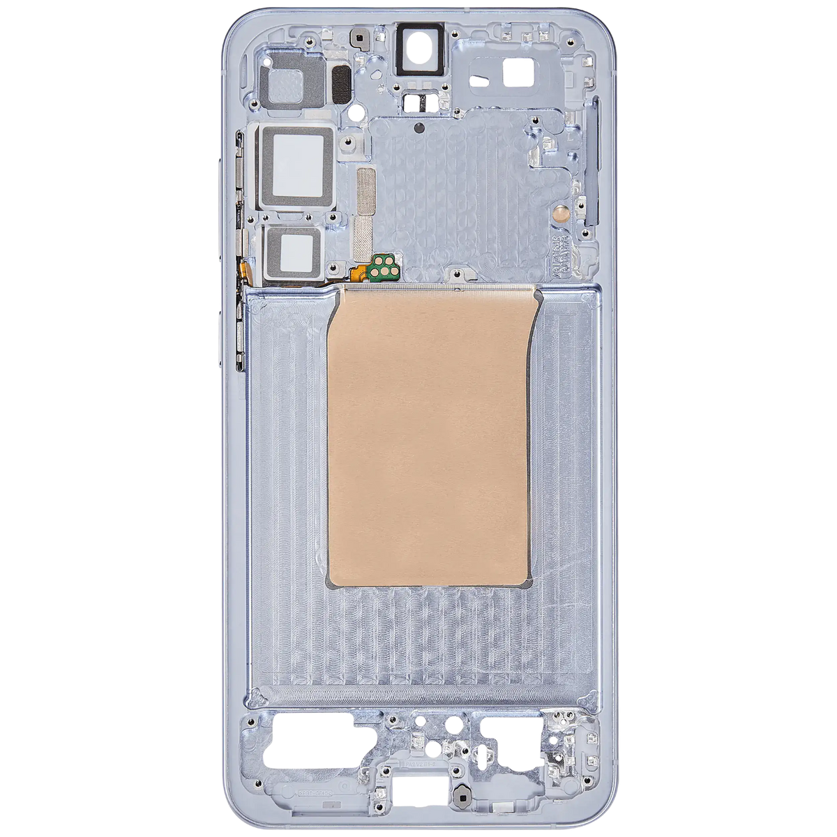 Mid-Frame Housing Compatible For Samsung Galaxy S25 Plus 5G (US & International Version) (Icy Blue)