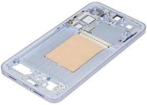 Mid-Frame Housing Compatible For Samsung Galaxy S25 Plus 5G (US & International Version) (Icy Blue)