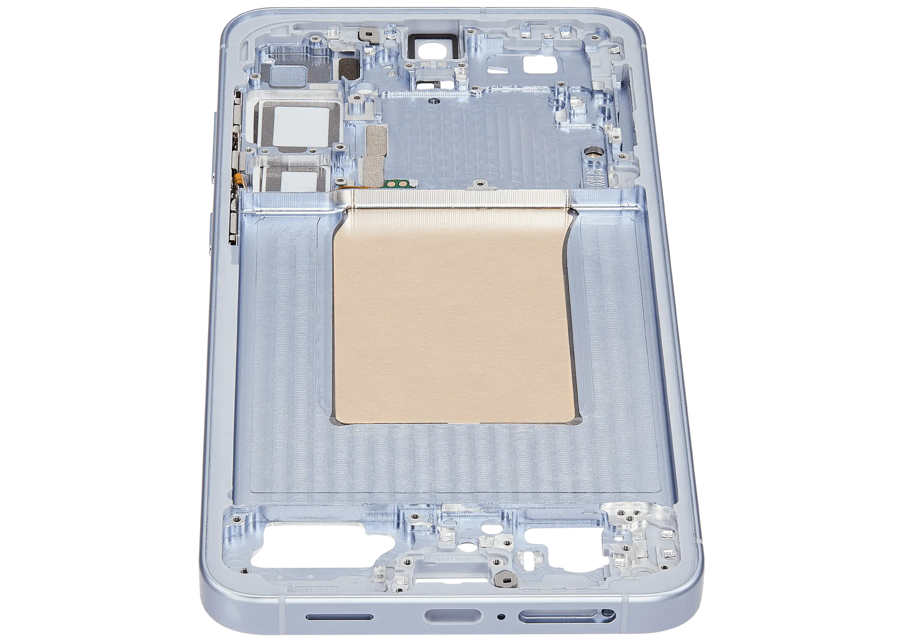 Mid-Frame Housing Compatible For Samsung Galaxy S25 Plus 5G (US & International Version) (Icy Blue)