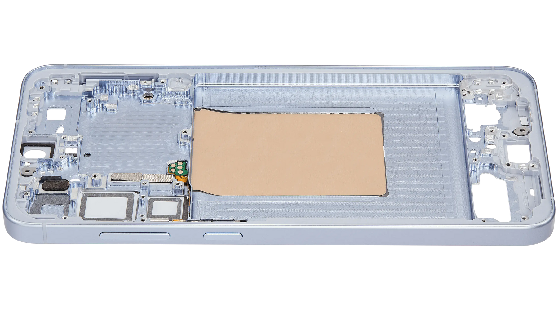 Mid-Frame Housing Compatible For Samsung Galaxy S25 Plus 5G (US & International Version) (Icy Blue)