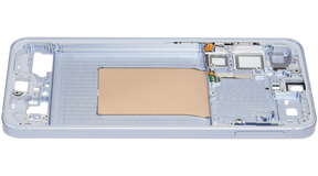 Mid-Frame Housing Compatible For Samsung Galaxy S25 Plus 5G (US & International Version) (Icy Blue)