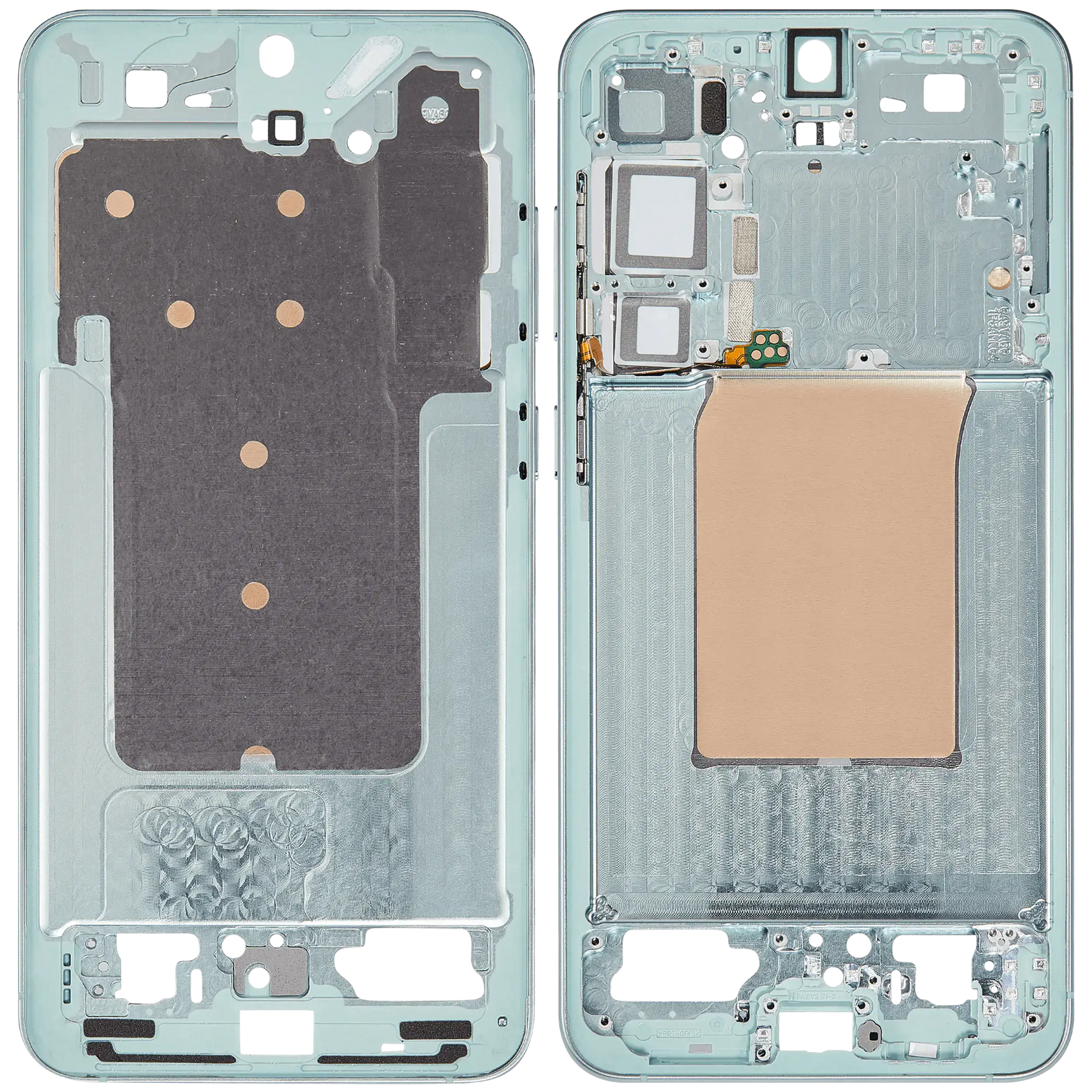 Mid-Frame Housing Compatible For Samsung Galaxy S25 Plus 5G (US & International Version) (Mint)